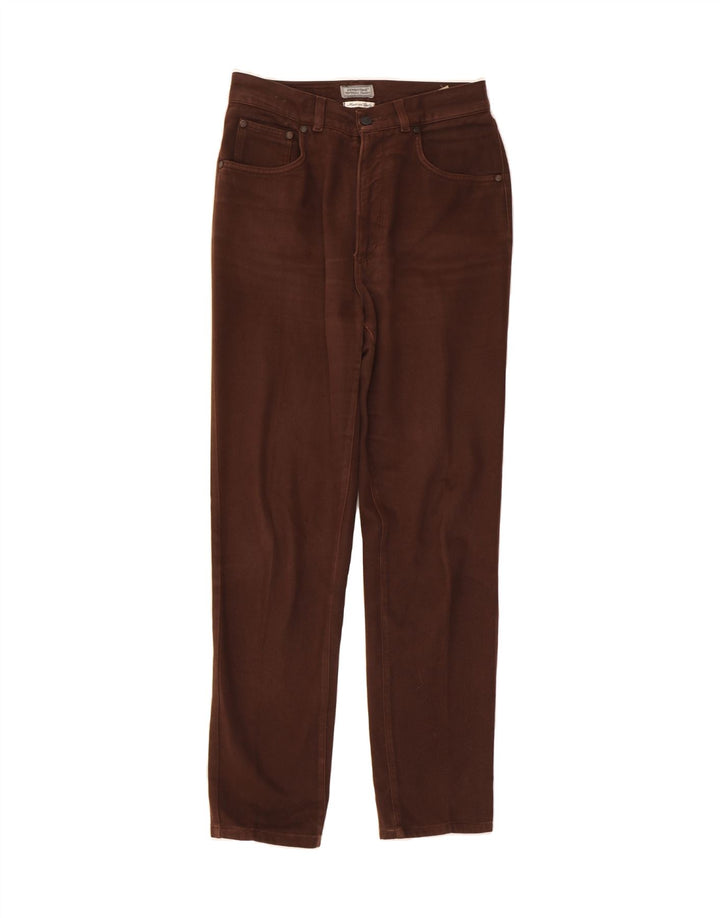 FENDISSIME Womens Straight Jeans W31 L30 Brown Cotton Vintage Fendissime and Second-Hand Fendissime from Messina Hembry 