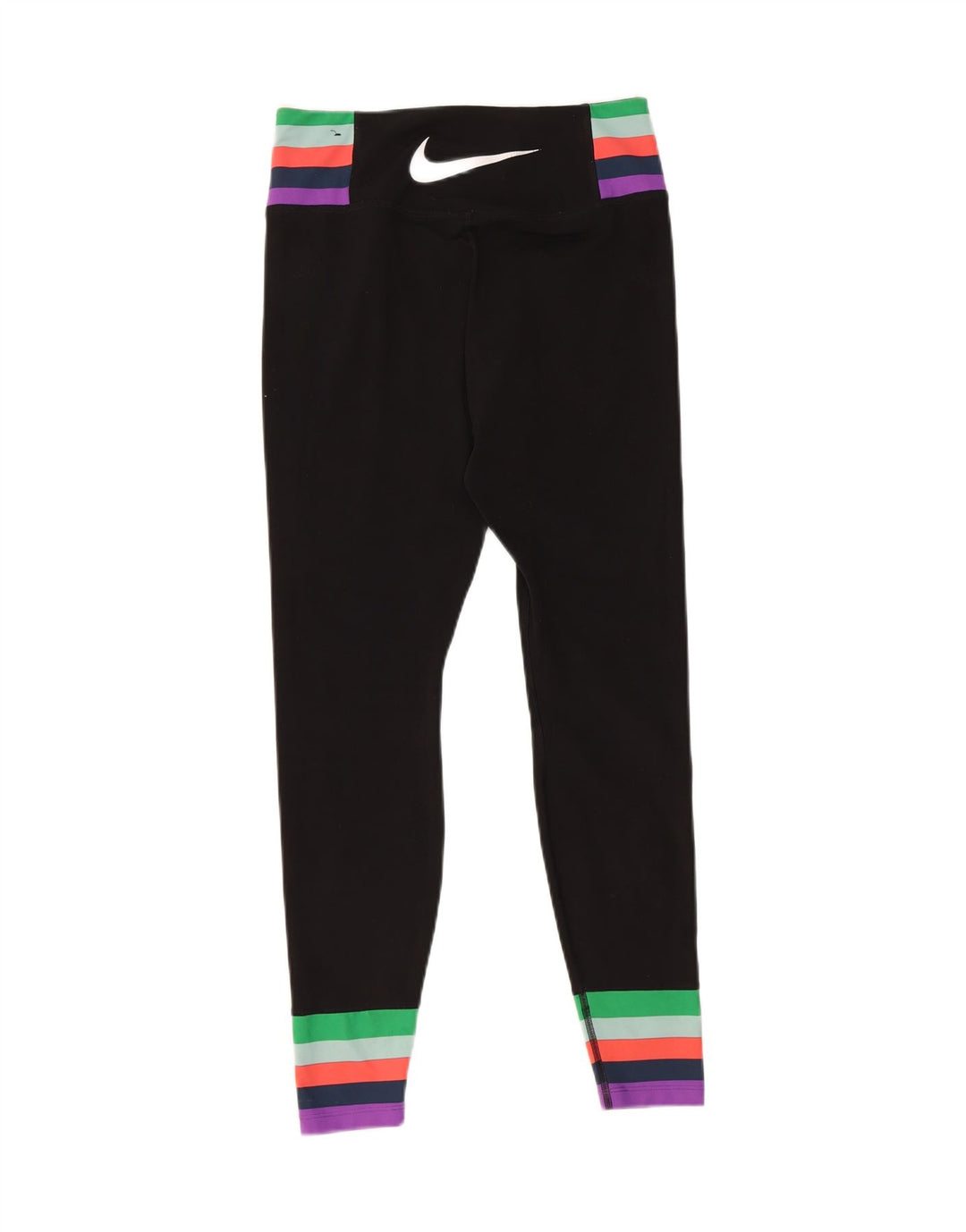 Женские леггинсы с рисунком Nike Dri Fit, маленький полиэстер в черную полоску