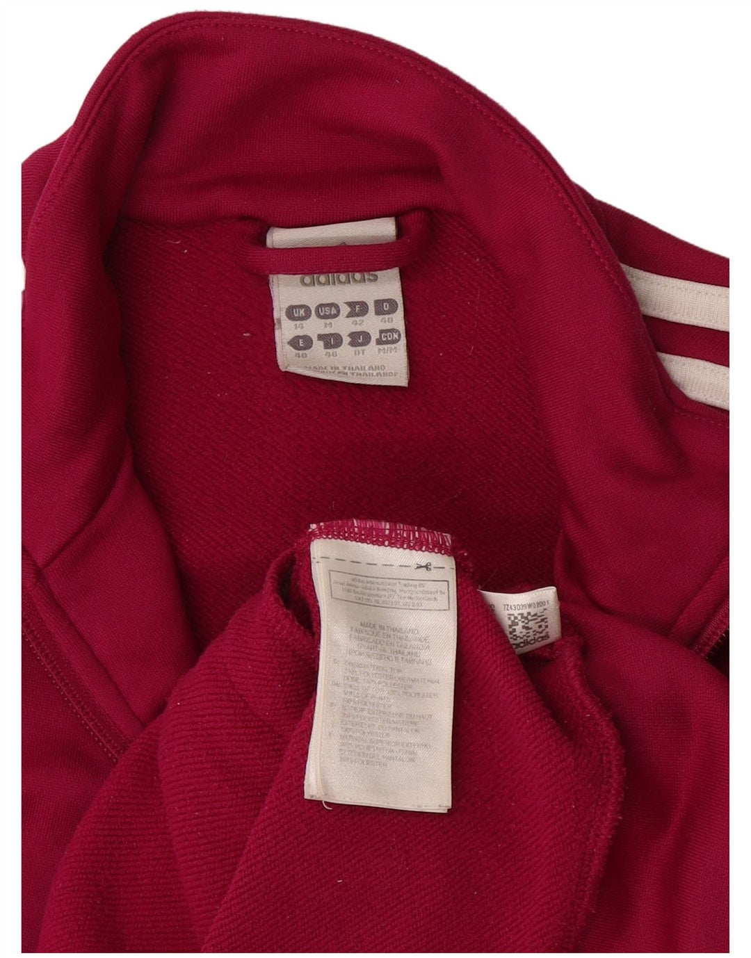 Женский спортивный костюм Adidas Top Jacket UK 14, средний розовый полиэстер