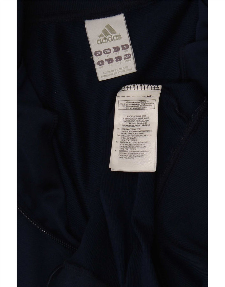 Женский спортивный костюм Adidas Top Jacket UK 14, средний темно-синий, полиэстер