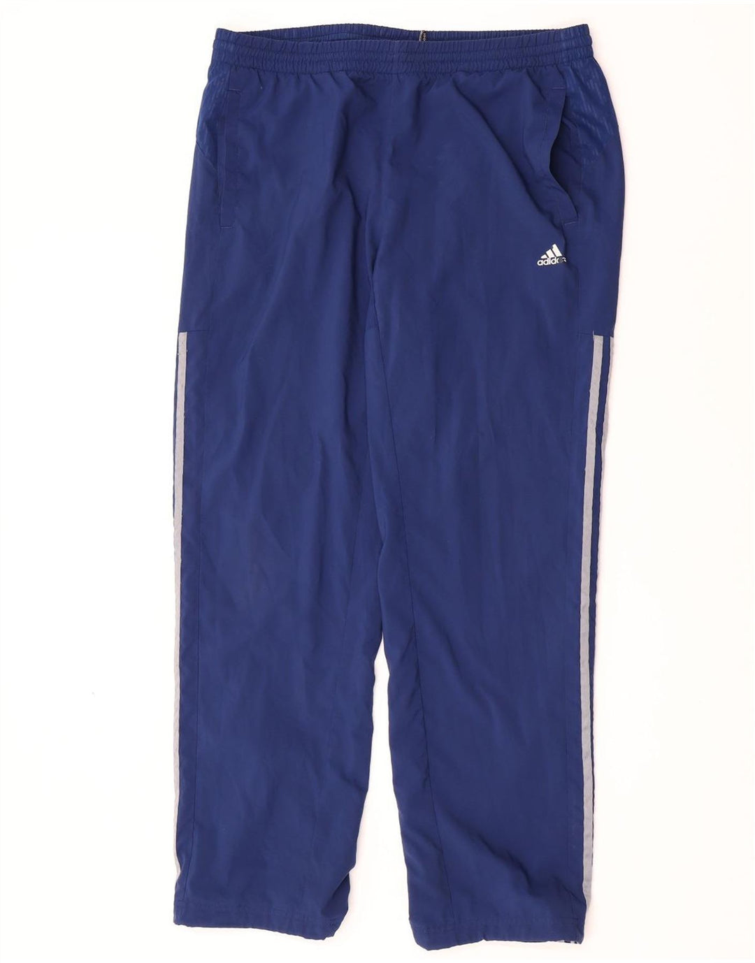 Мужские спортивные брюки Adidas Climacool, большие темно-синие брюки из полиэстера