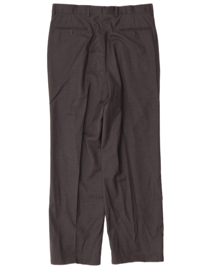 VALENTINO Мужской двубортный костюм-двойка IT 50 Большой W34 L30 Серый