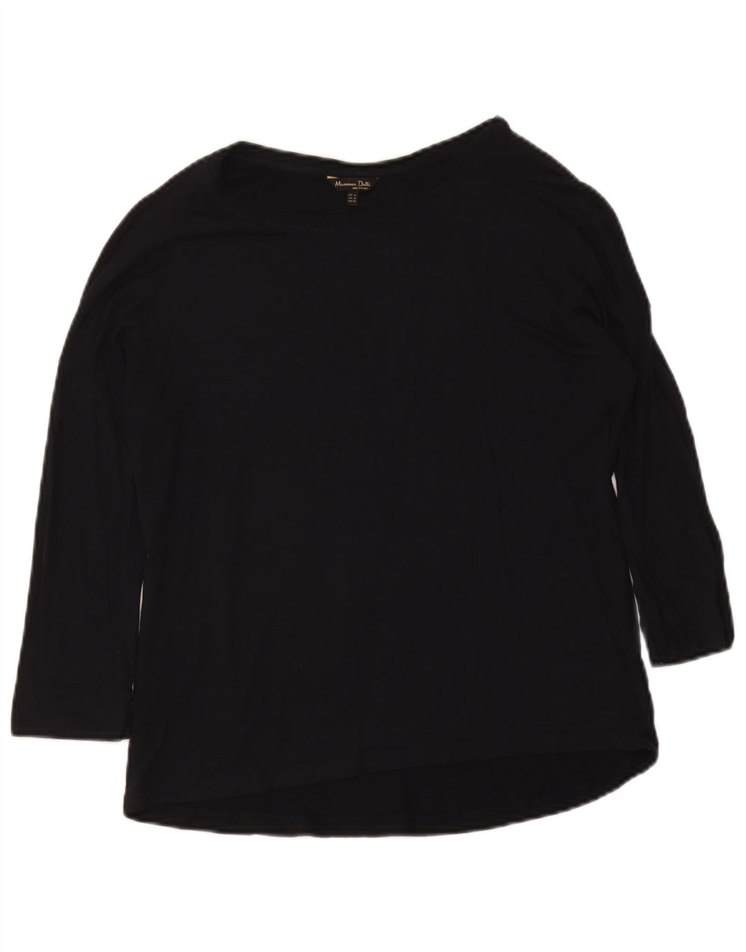 Женский топ Massimo Dutti с рукавом 3/4 UK 12, средний черный