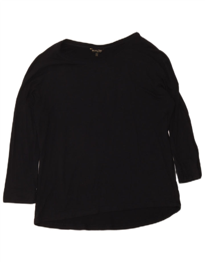 Женский топ Massimo Dutti с рукавом 3/4 UK 12, средний черный