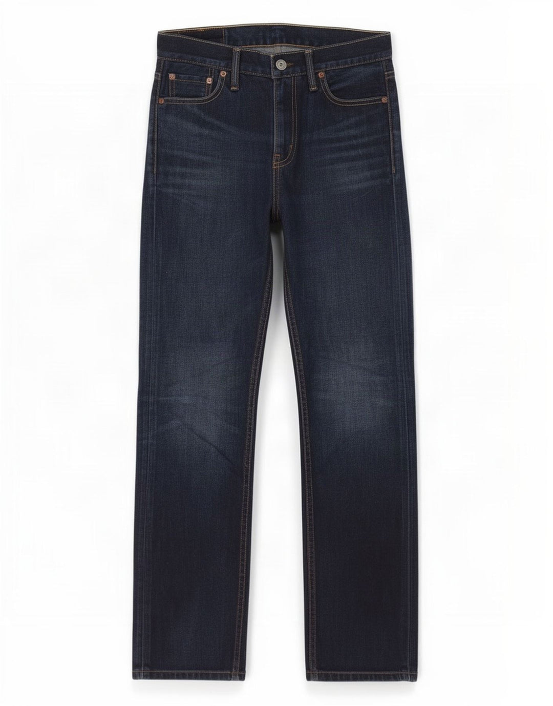 Мужские прямые джинсы Levi's 504 W30 L32 синие, хлопок