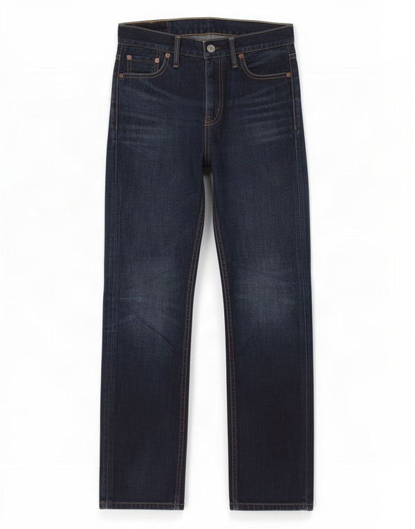 Мужские прямые джинсы Levi's 504 W30 L32 синие, хлопок