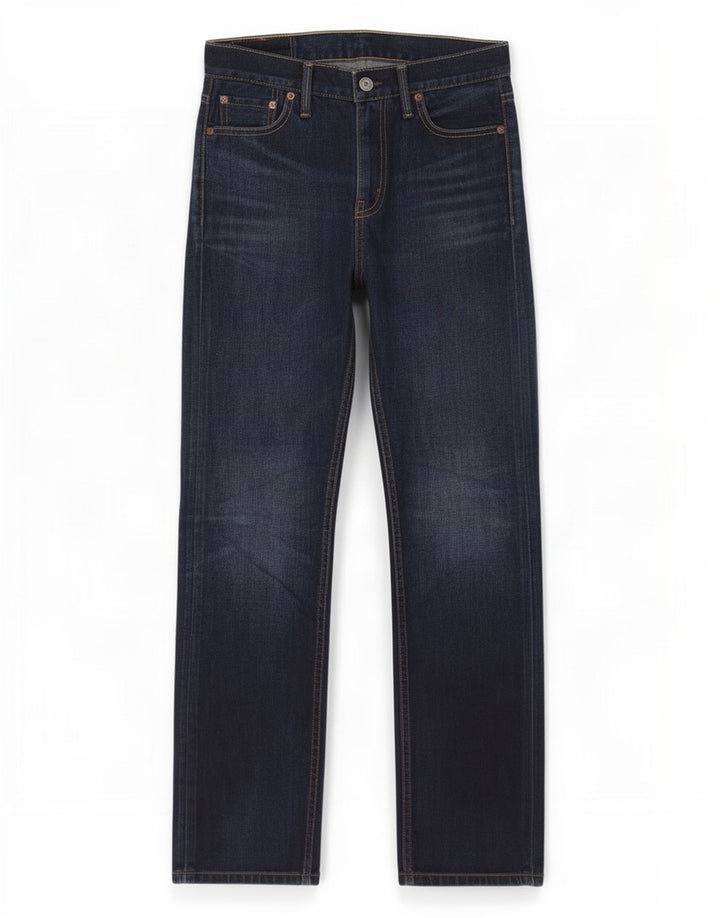 Мужские прямые джинсы Levi's 504 W30 L32 синие, хлопок
