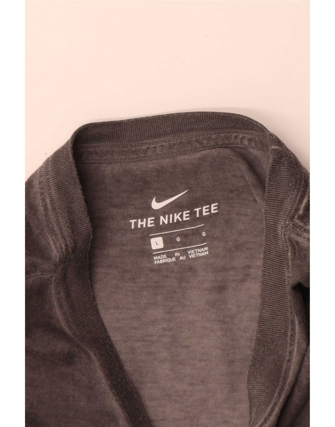Мужская футболка с рисунком Nike, большая серая