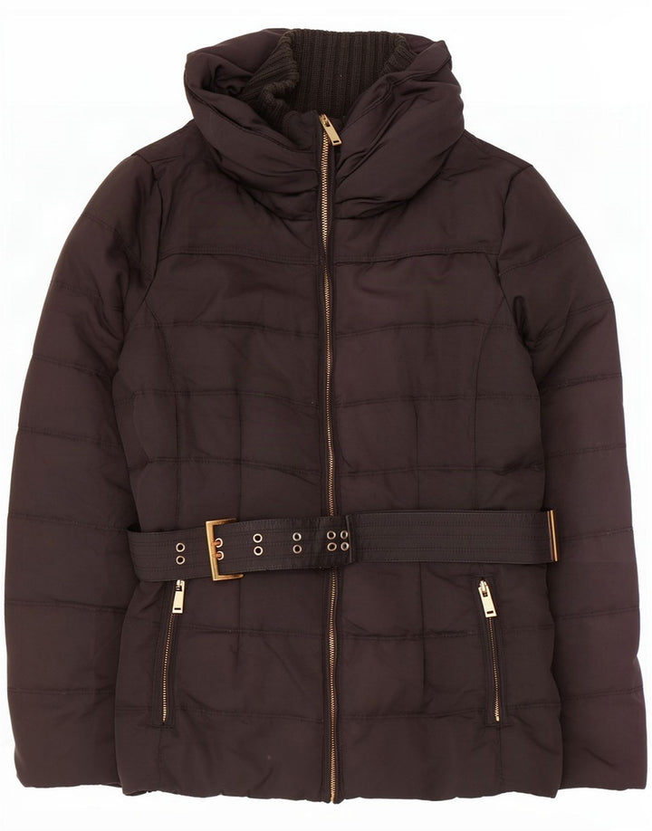Женская стеганая куртка Zara UK 18 XL, черный полиэстер