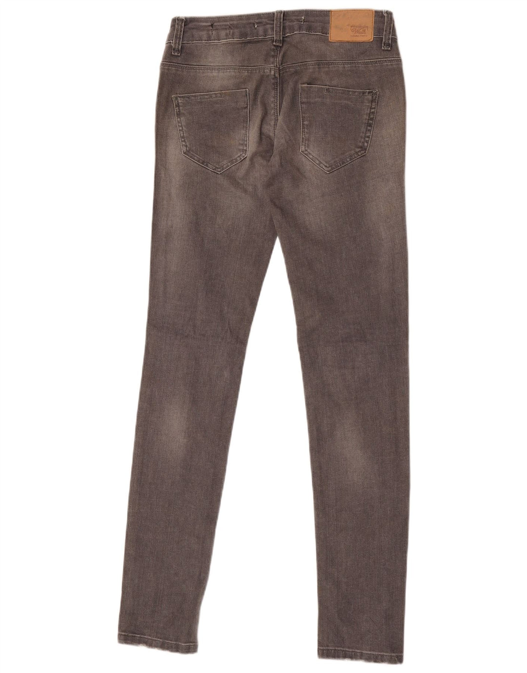Женские потертые узкие джинсы Zara EU 34 2XS W24 L32 Серые