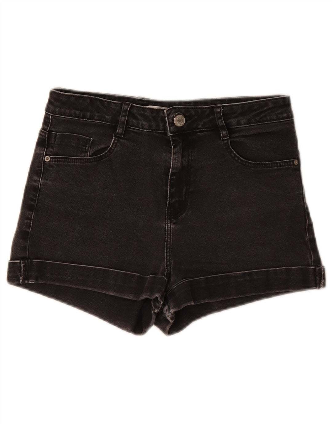 Женские джинсовые шорты Zara EU 36 XS W26 Черные