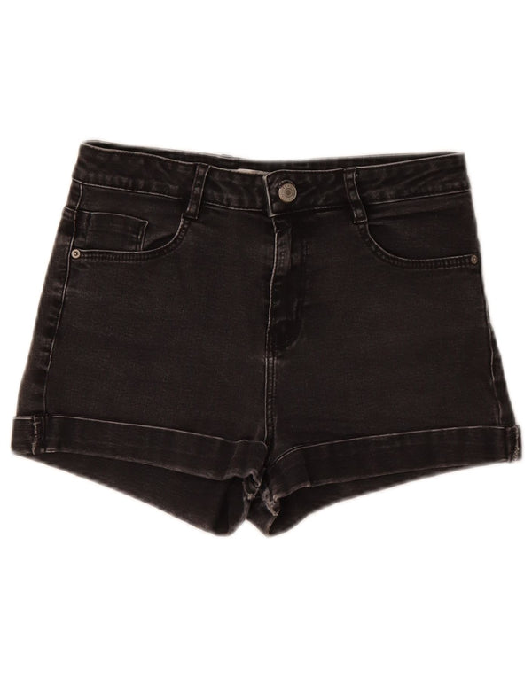 Женские джинсовые шорты Zara EU 36 XS W26 Черные