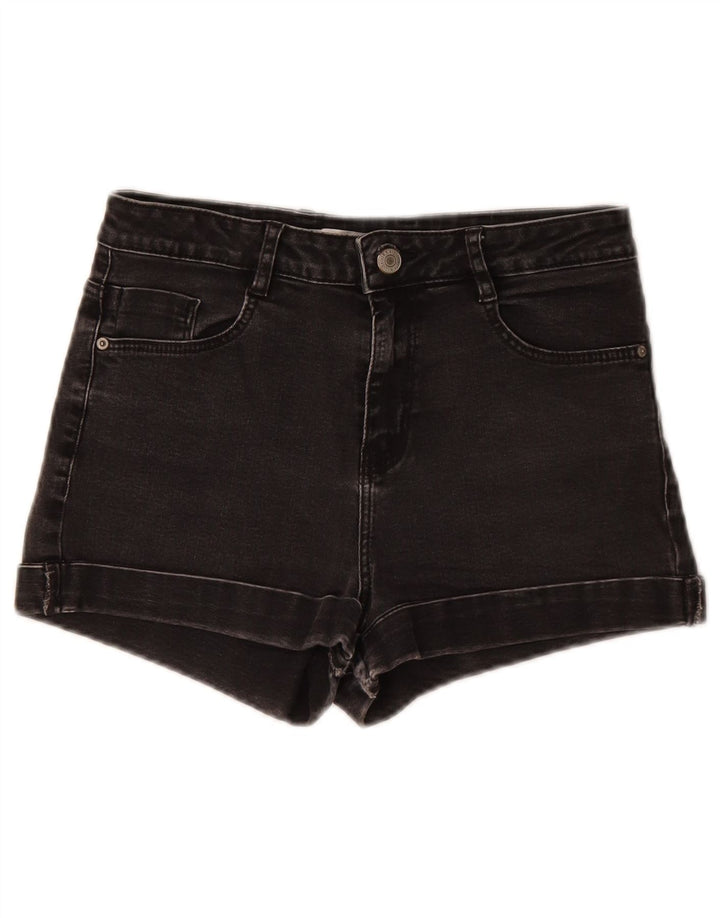 Женские джинсовые шорты Zara EU 36 XS W26 Черные