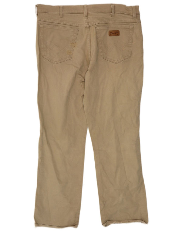 Джинсы мужские прямые Wrangler W34 L29 бежевые