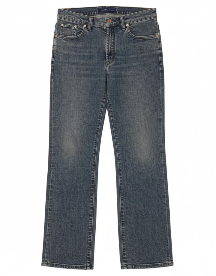 Женские прямые джинсы Trussardi W29 L30 синие, хлопок