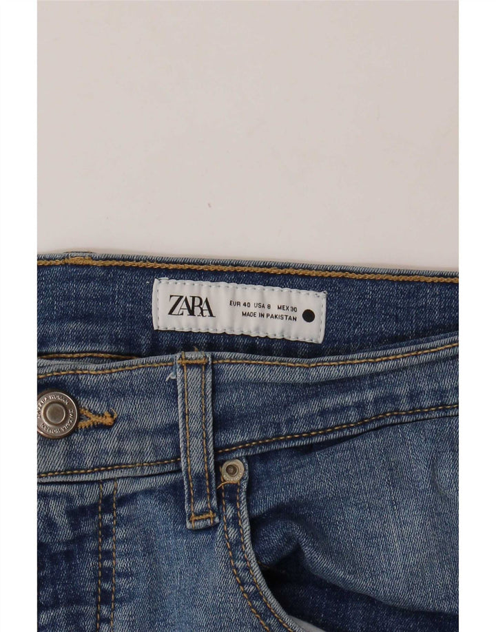 Женские прямые джинсы Zara EU 40 Medium W30 L27 синие