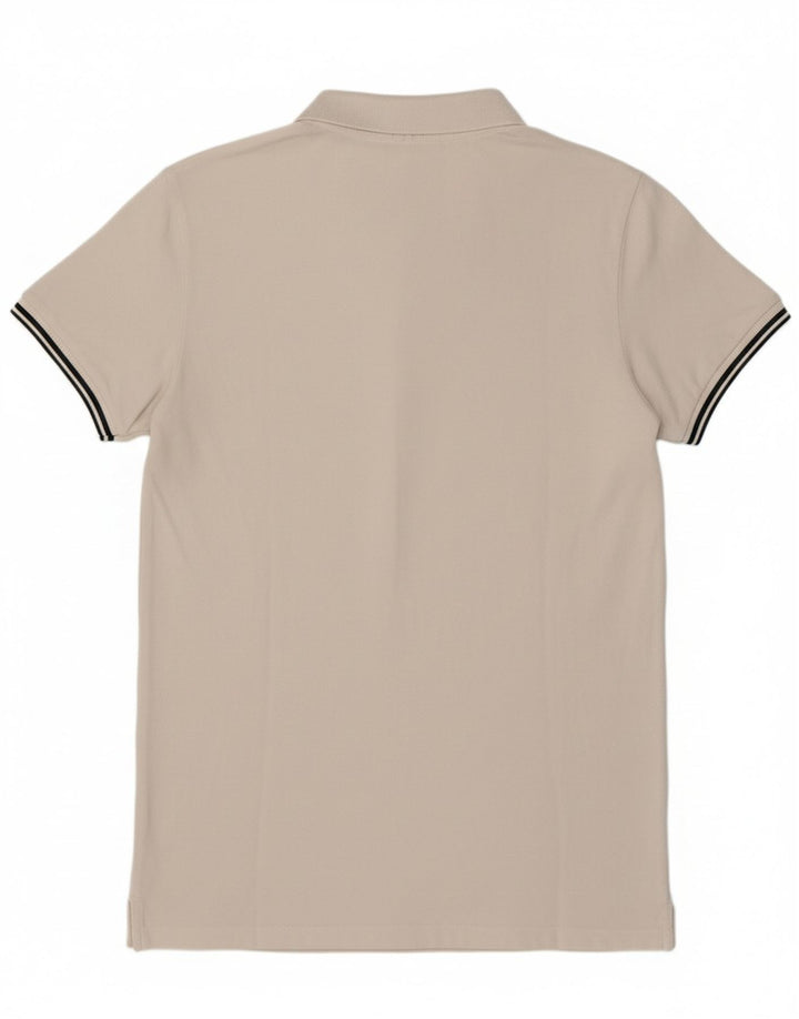 TRUSSARDI Boys Polo Shirt 15-16 Years White Cotton