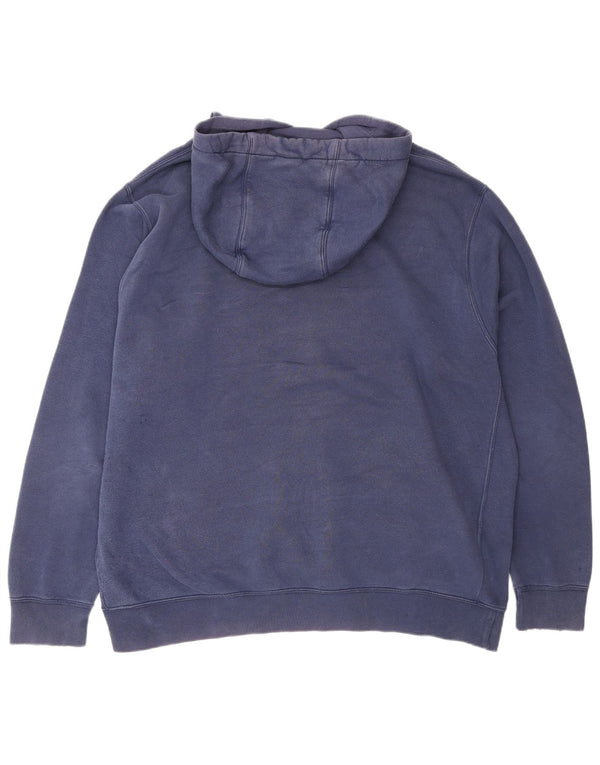 Мужской джемпер свободного покроя с рисунком NIKE XL, темно-синий, хлопок