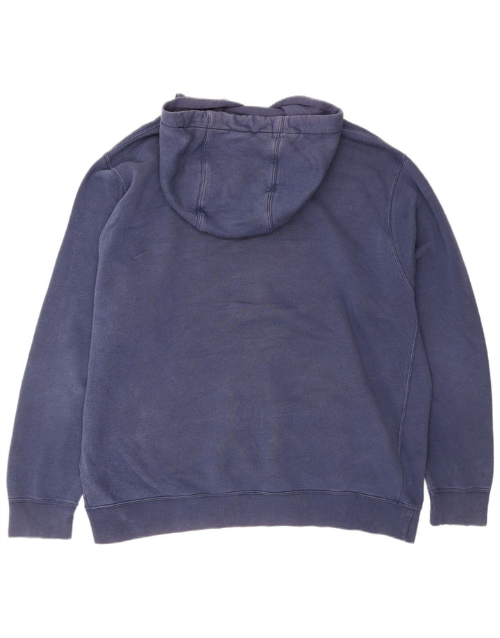 Мужской джемпер свободного покроя с рисунком NIKE XL, темно-синий, хлопок