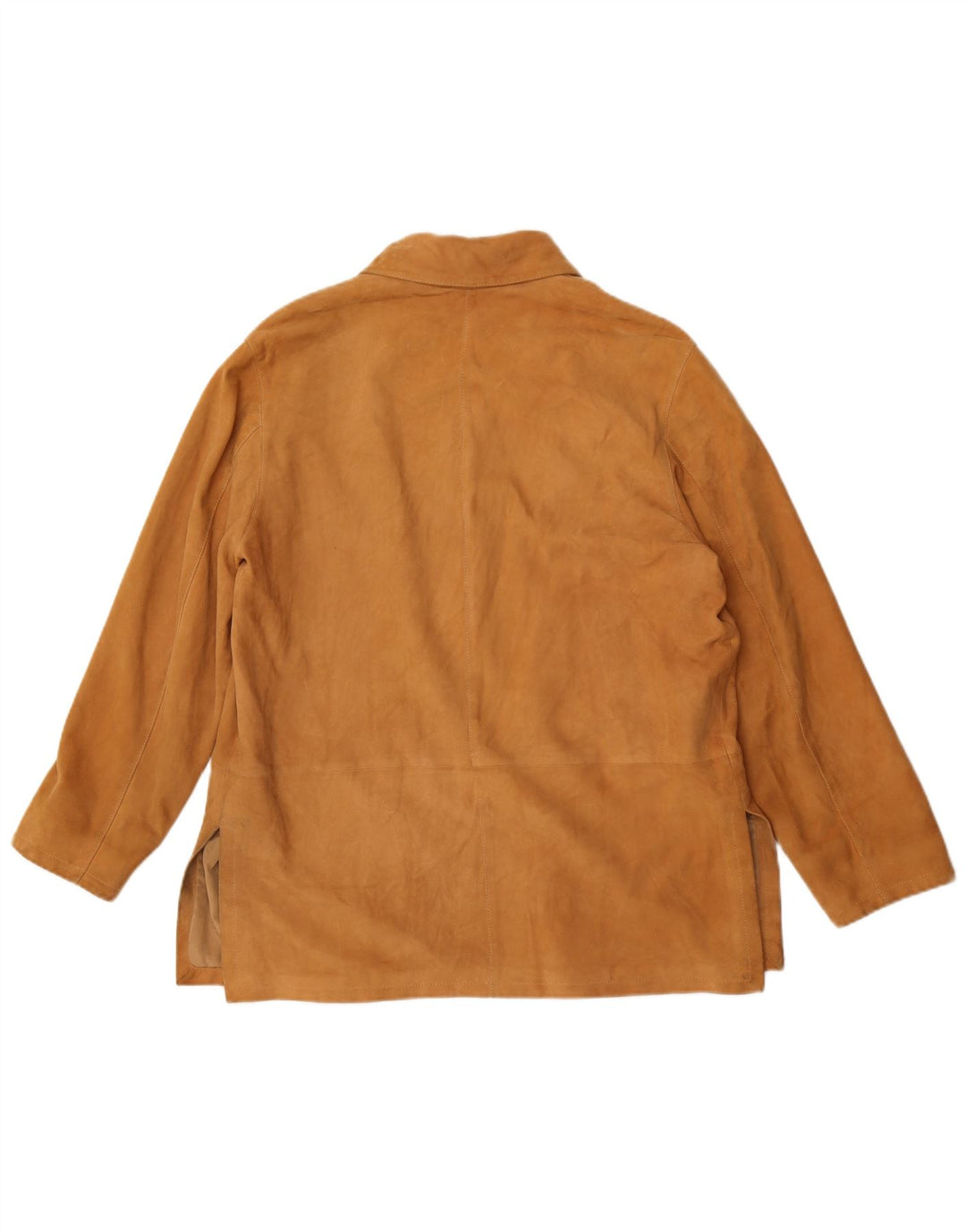 Винтажная женская замшевая куртка IT 42 Medium Brown Leather