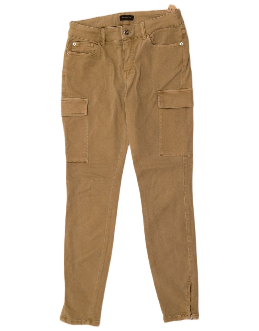 Женские брюки карго скинни Massimo Dutti EU 40 Medium W30 L29 Хаки