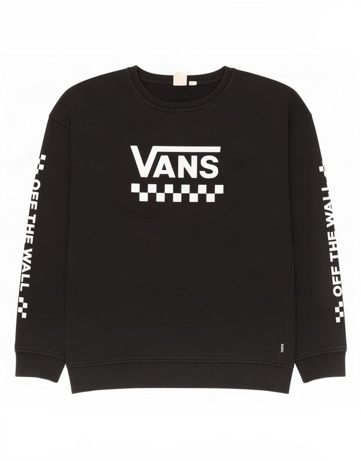 Мужской джемпер с рисунком Vans, большой черный