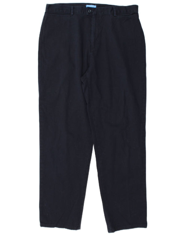 DOCKERS Женские повседневные брюки с высокой талией США 16 2XL W34 L30 Темно-синие