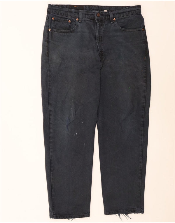 Мужские прямые джинсы свободного кроя Levi's 550 W38 L30 темно-синие, хлопок