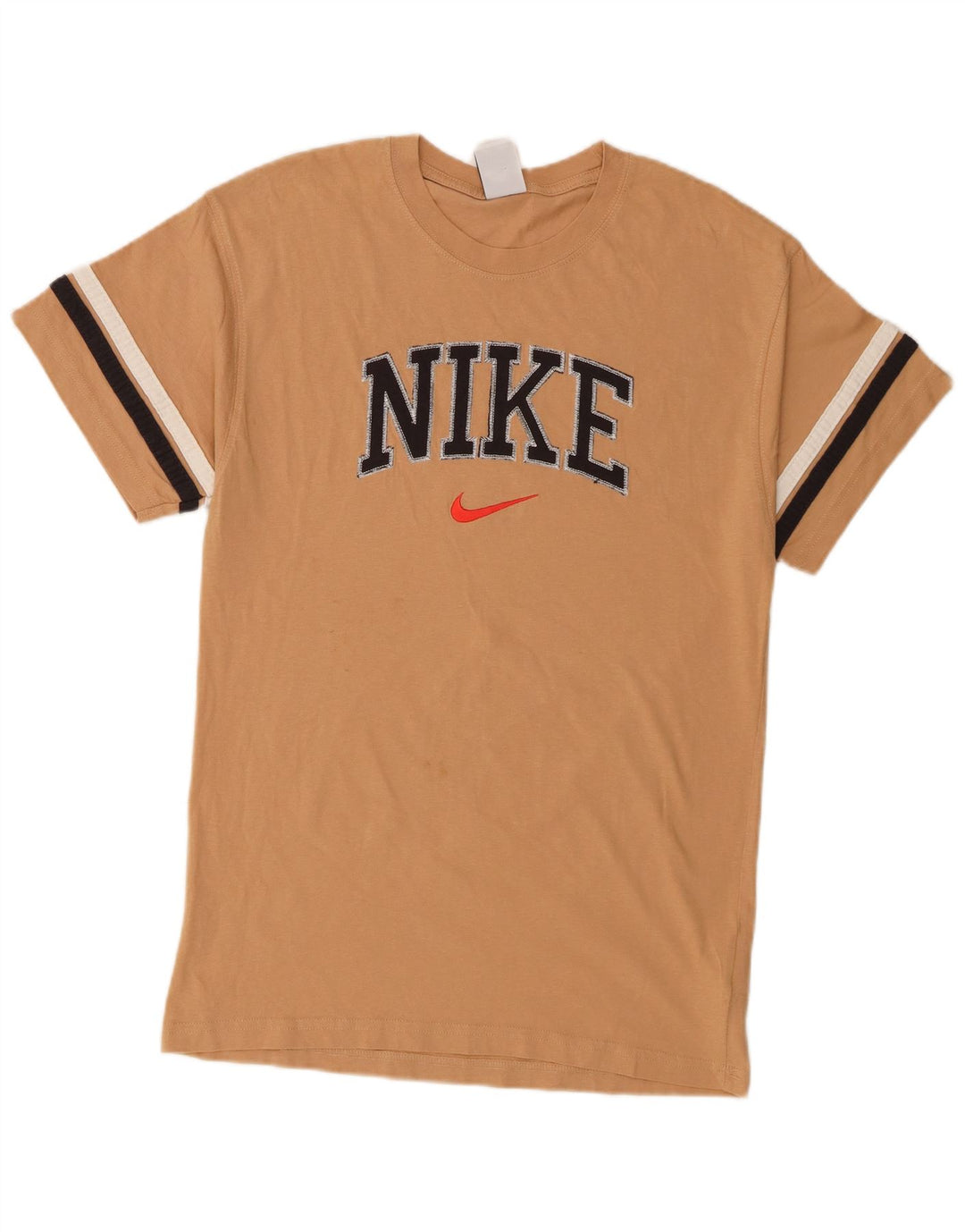 Мужская футболка с графическим рисунком Nike, маленький бежевый хлопок