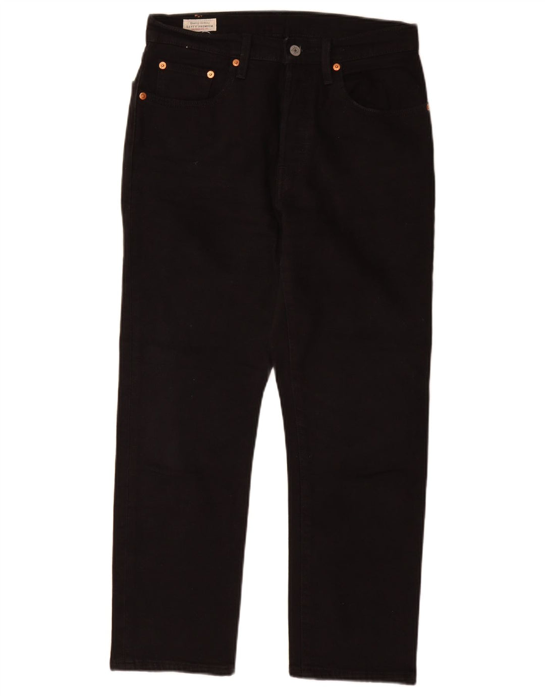 Женские прямые джинсы Levi's 501 W27 L26, черный хлопок