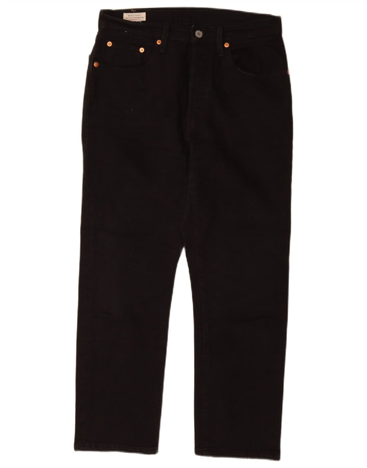 Женские прямые джинсы Levi's 501 W27 L26, черный хлопок