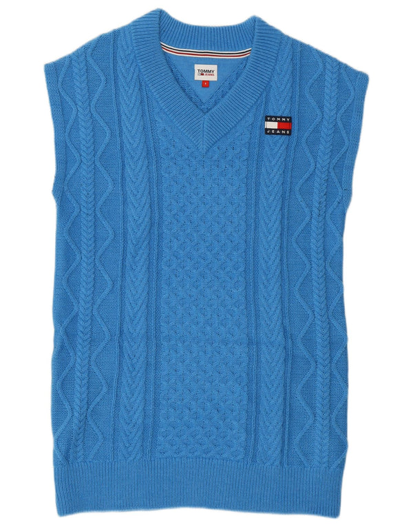 Женская майка без рукавов Tommy Hilfiger UK 10, маленький синий полиэстер