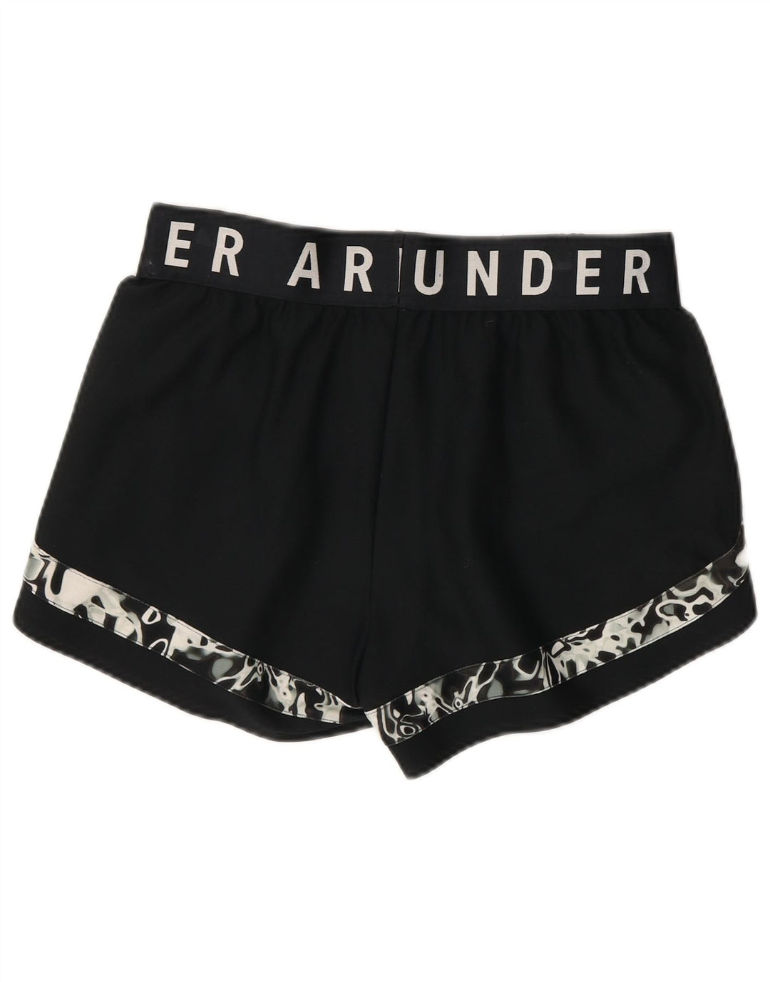 Женские спортивные шорты с абстрактным узором Under Armour UK 12, средние черные