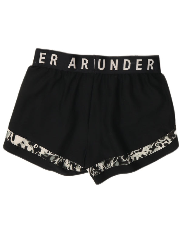 Женские спортивные шорты с абстрактным узором Under Armour UK 12, средние черные