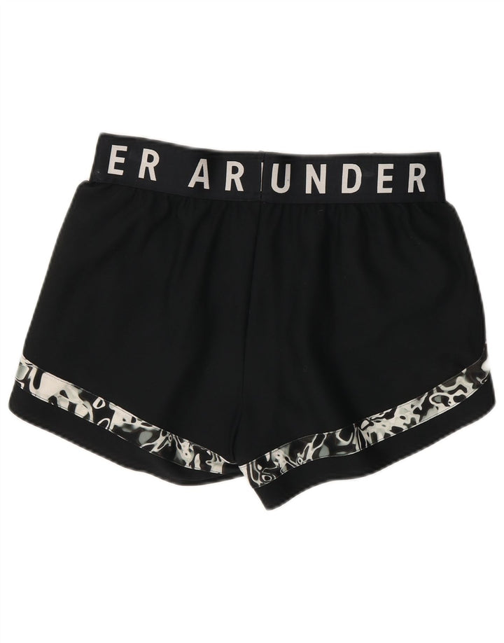 Женские спортивные шорты с абстрактным узором Under Armour UK 12, средние черные