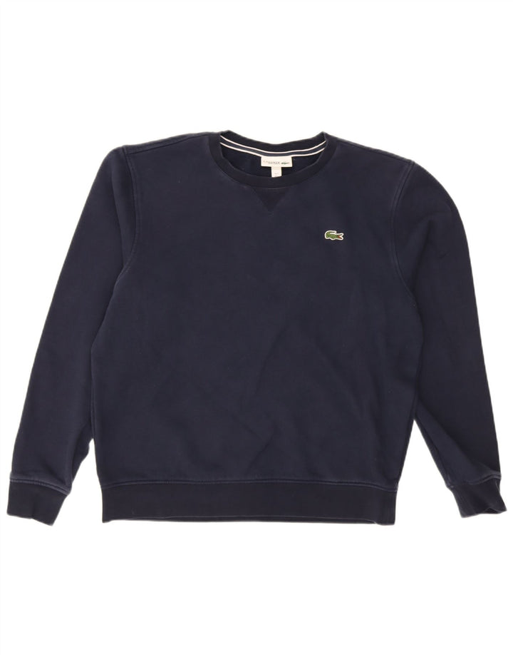 Мужской свитер Lacoste, размер 5, большой, темно-синий, хлопок