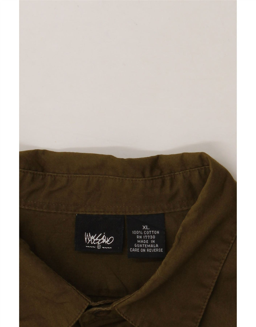 MOSSIMO Mens Shirt XL Khaki Cotton Vintage Mossimo and Second-Hand Mossimo from Messina Hembry 