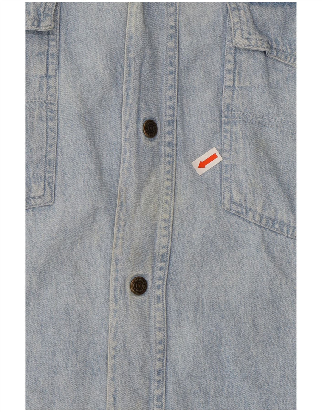 Мужская джинсовая рубашка WAMPUM XL синяя