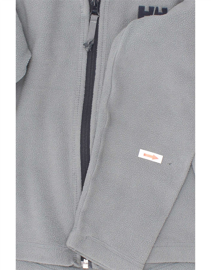Флисовая куртка Helly Hansen для мальчиков 6-7 лет, серый полиэстер