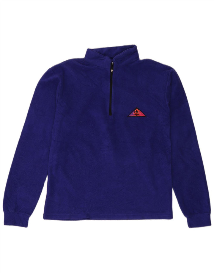 AESSE Womens Fleece Full Tracksuit UK 16 Large  Blue Polyester