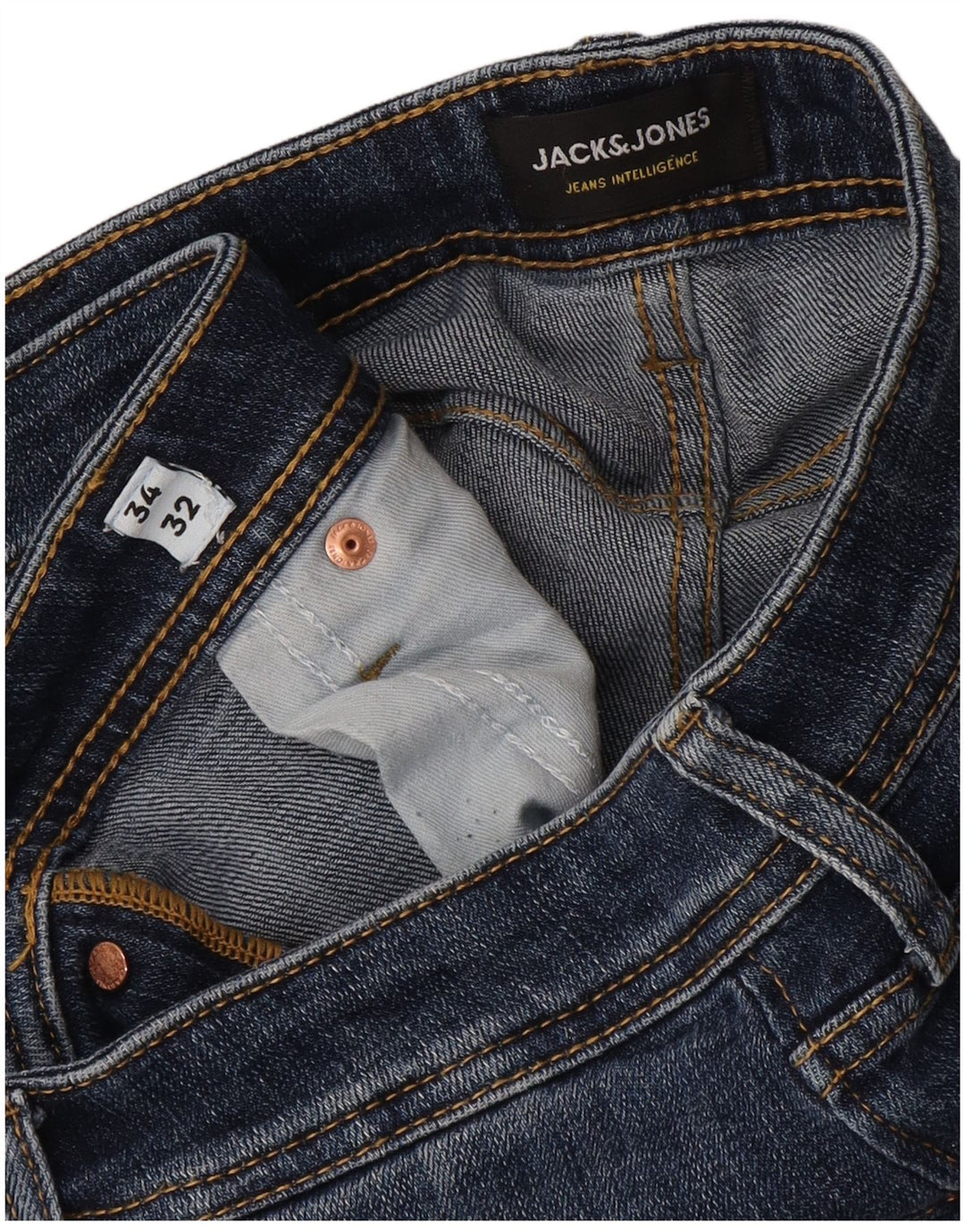 Мужские джинсы Jack & Jones Mike Slim W34 L32 синие