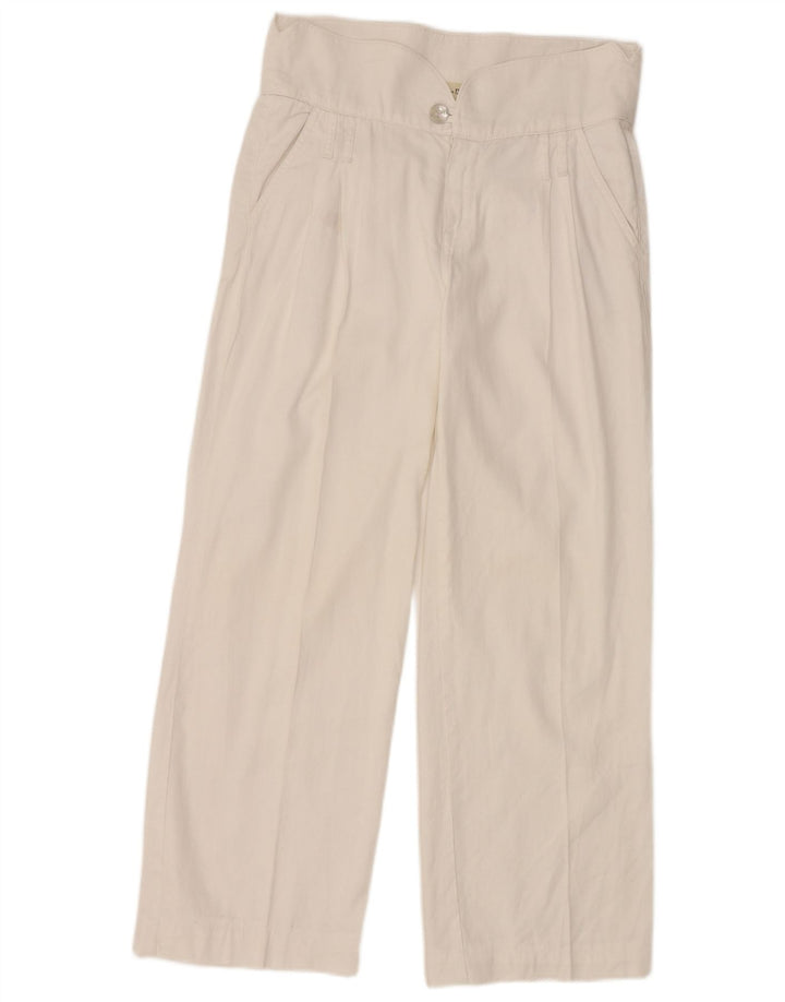 Женские брюки чиносы MASSIMO DUTTI W30 L27 белые