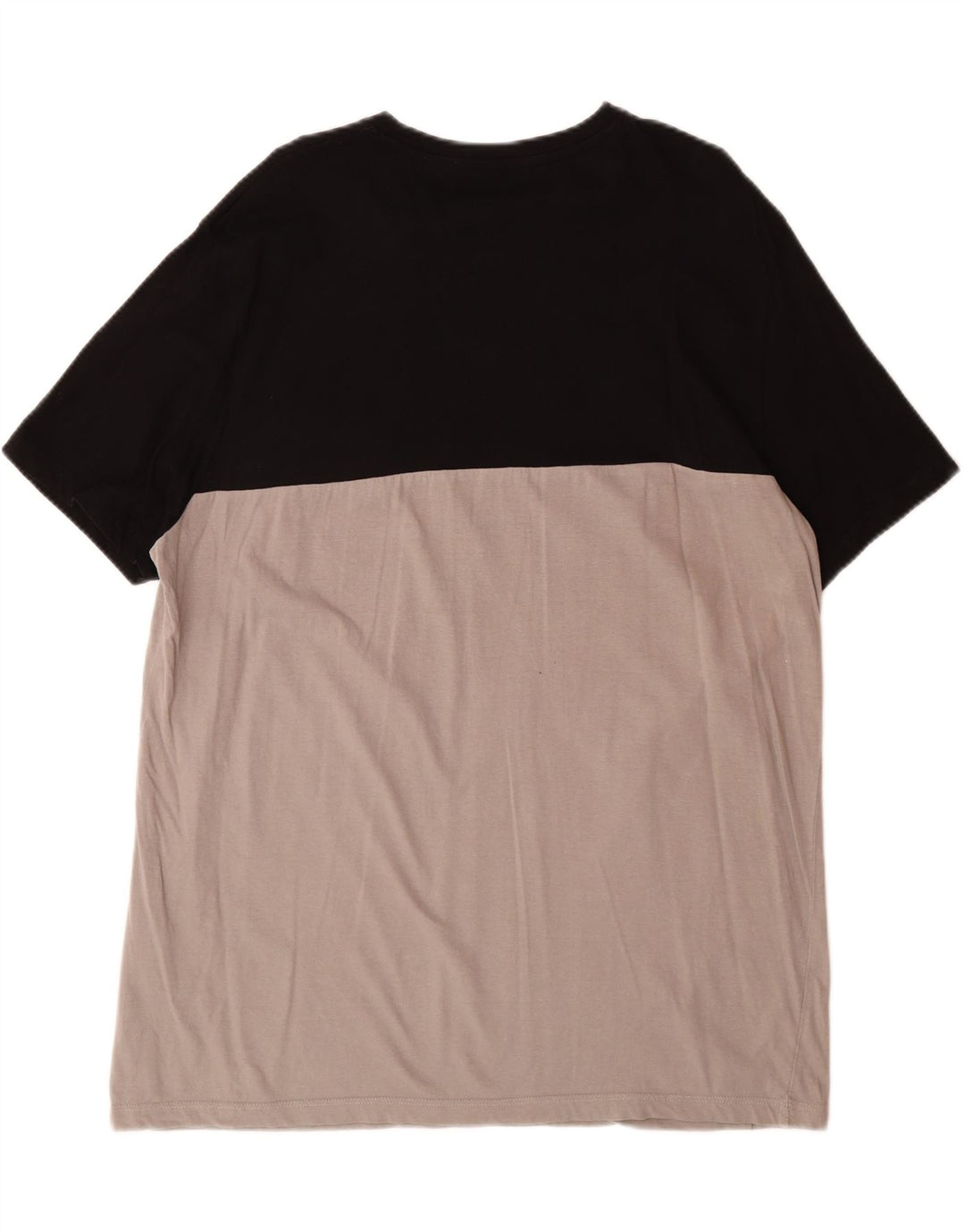 JACK & JONES Mens T-Shirt Top 2XL Grey Colourblock