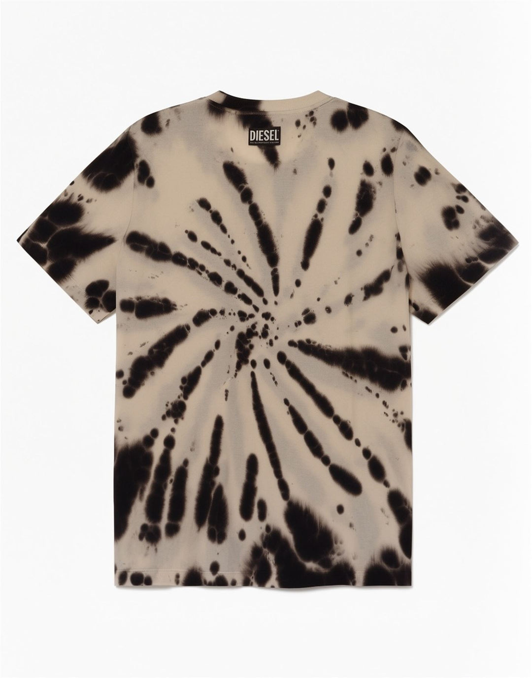 Мужская футболка с короткими рукавами и рисунком Diesel, маленькая разноцветная футболка с принтом тай-дай