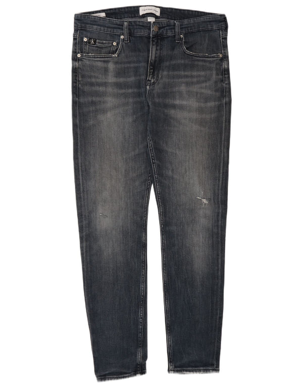 Мужские зауженные зауженные джинсы Calvin Klein W34 L32 синие