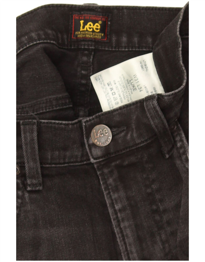 Мужские джинсы Lee Luke Slim W31 L31, черный хлопок