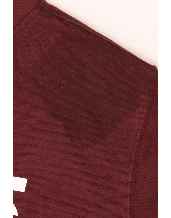 Мужской джемпер с капюшоном VANS, маленький бордовый, хлопок