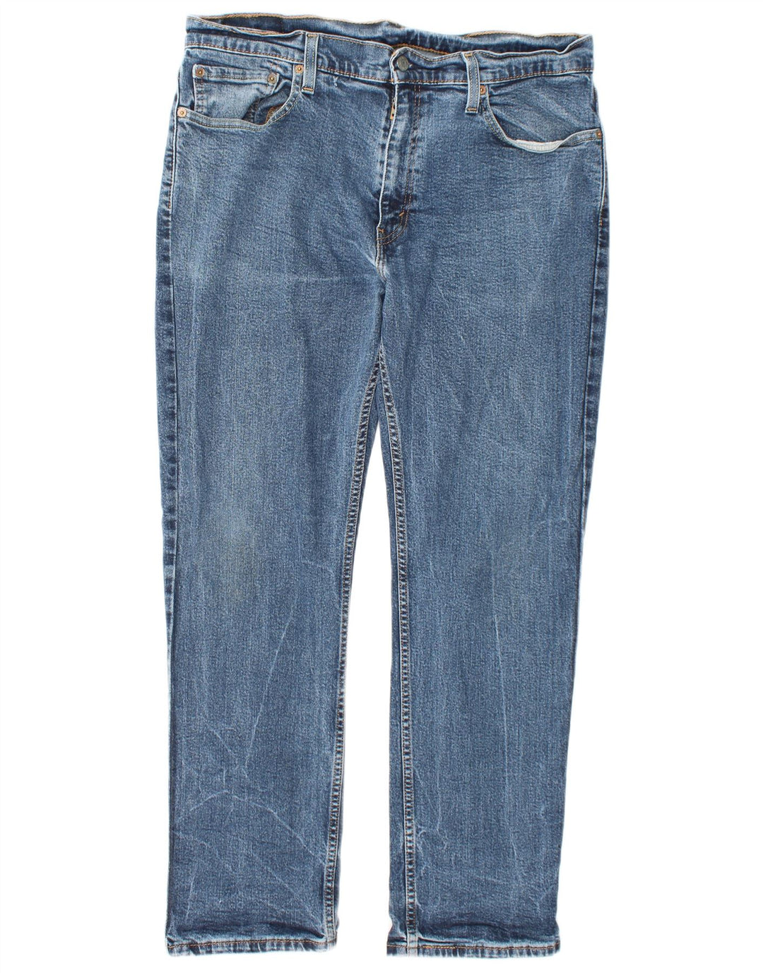 Мужские прямые джинсы Levi's 514 W36 L30 синие, хлопок