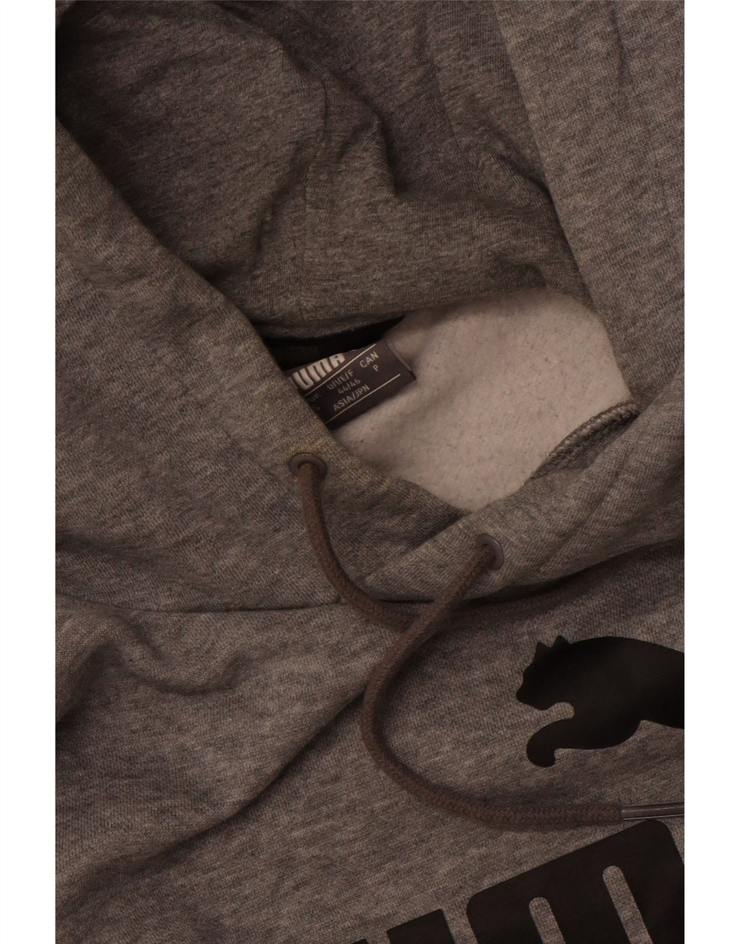 Мужской джемпер с капюшоном с рисунком Puma, маленький серый