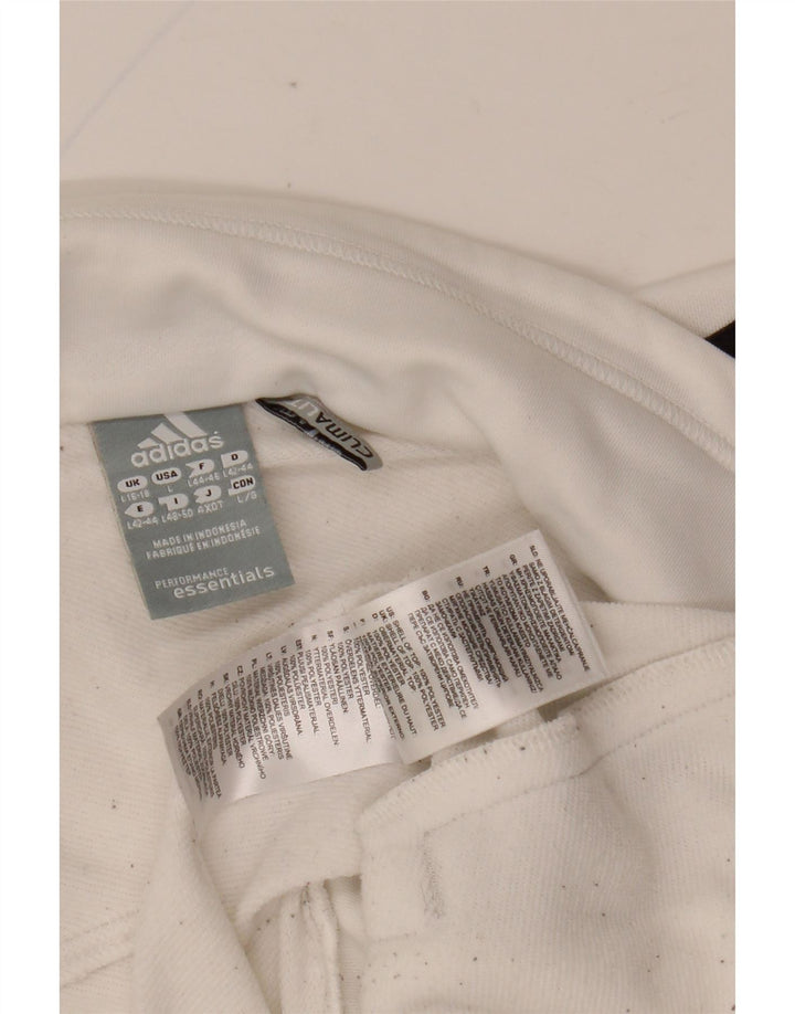 Женская спортивная куртка ADIDAS Climalite UK 16/18, большая белая